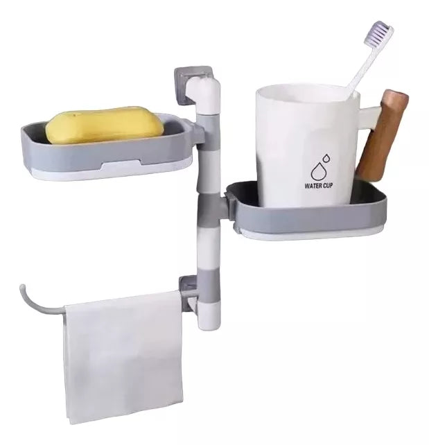 ORGANIZADOR DE BAÑO 3 PUESTOS ORGANIZADOR DE BAÑO 3 PUESTOS
